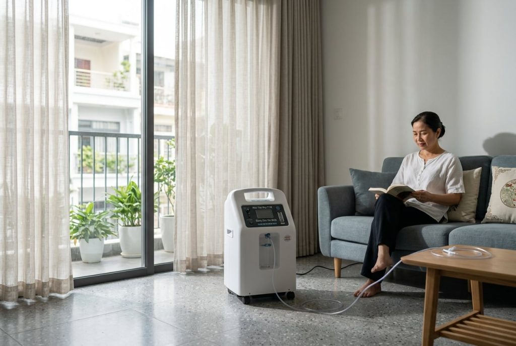 Thuê Máy Tạo Oxy Tại Nhà Rạch Giá, Kiên Giang Uy Tín 24/7