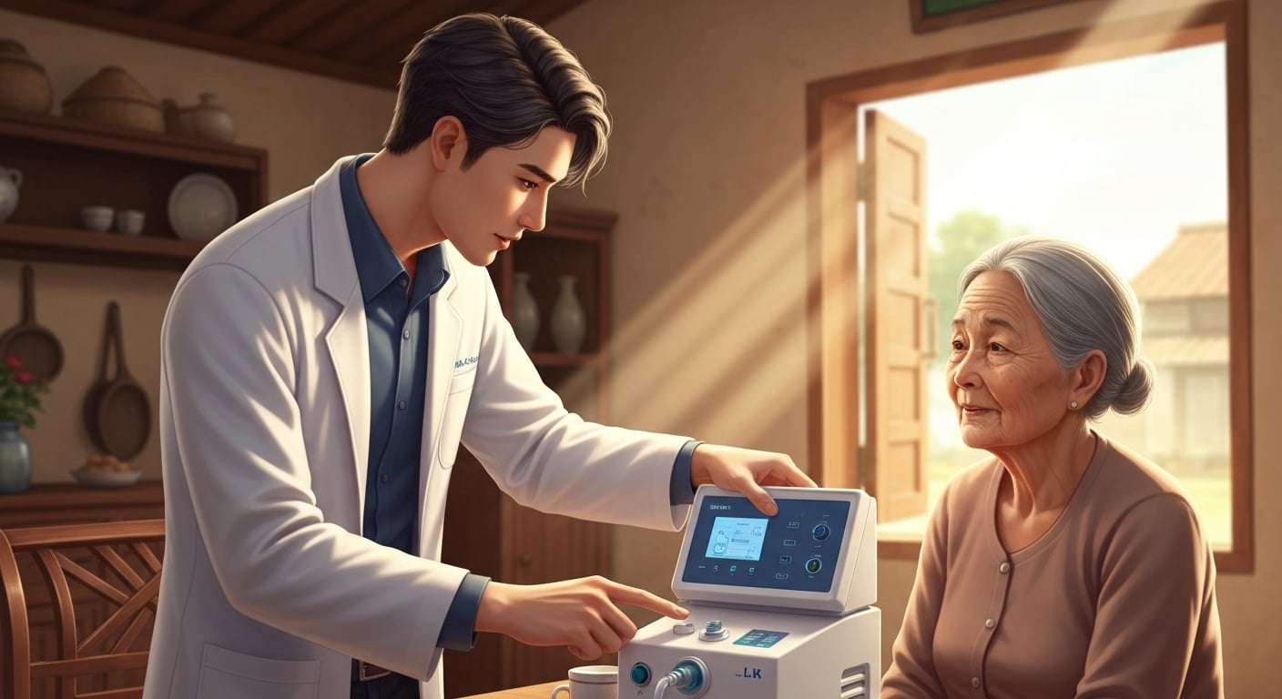 Dịch vụ thuê máy thở oxy gia đình tận nơi tại Gò Quao