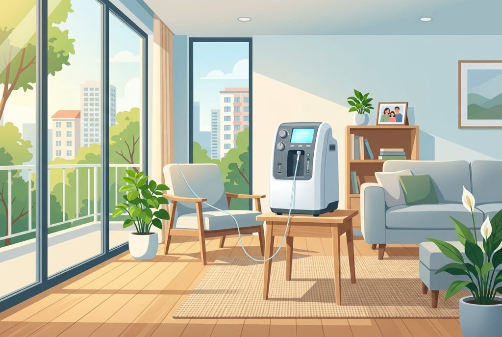 Giải pháp thuê máy tạo oxy khẩn cấp tại Tân Hiệp cho bệnh nhân suy hô hấp