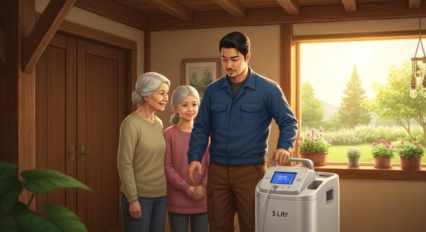 lắp đặt máy tạo oxy