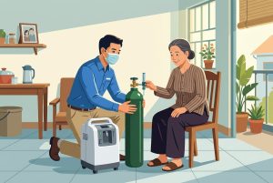 Lưu ý quan trọng khi thuê bình oxy 15 lít để dự phòng cho người bệnh tại Vĩnh Thuận