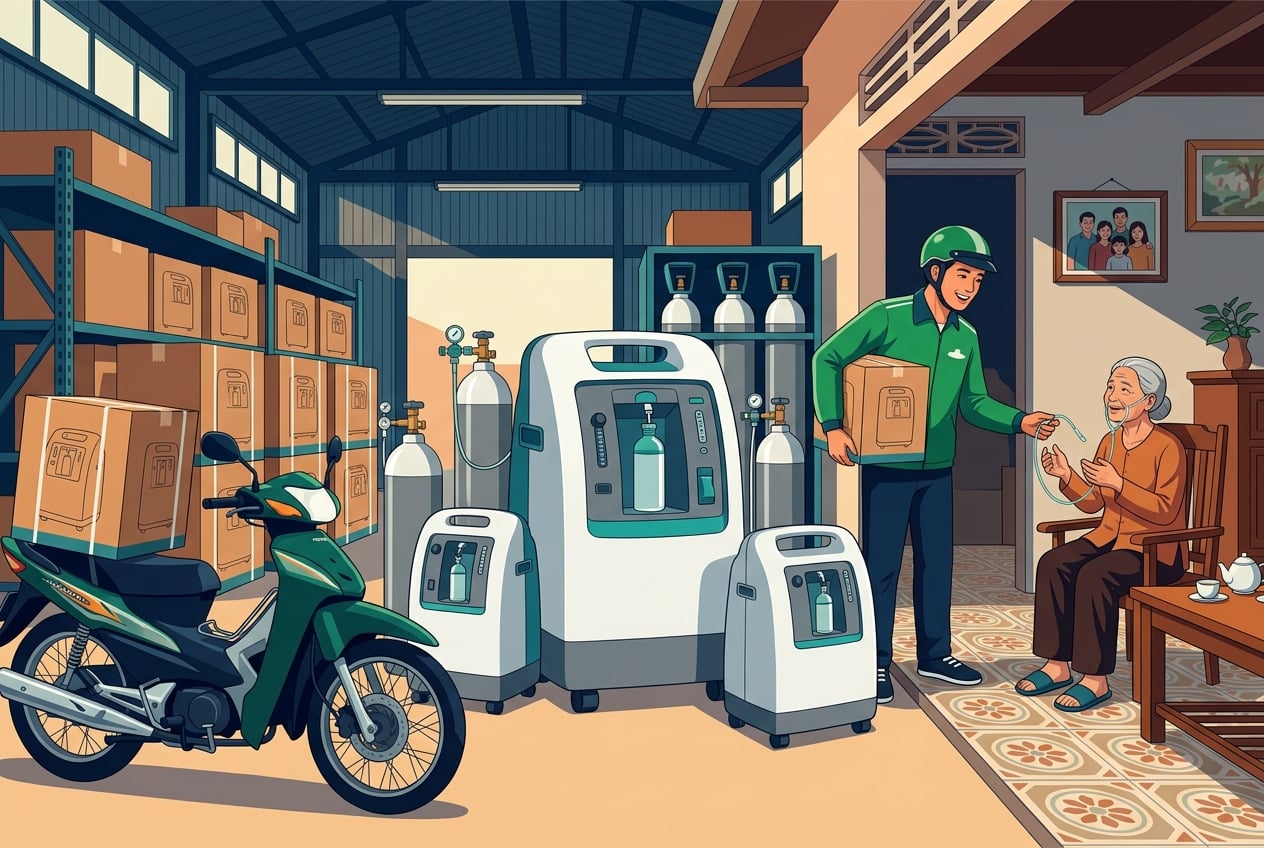 máy tạo oxy 10 lít