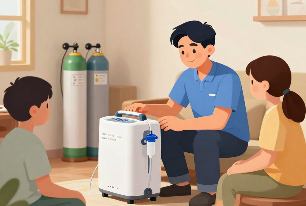 dịch vụ giao máy tạo oxy 5 lít - Đội ngũ tư vấn chuẩn y tế