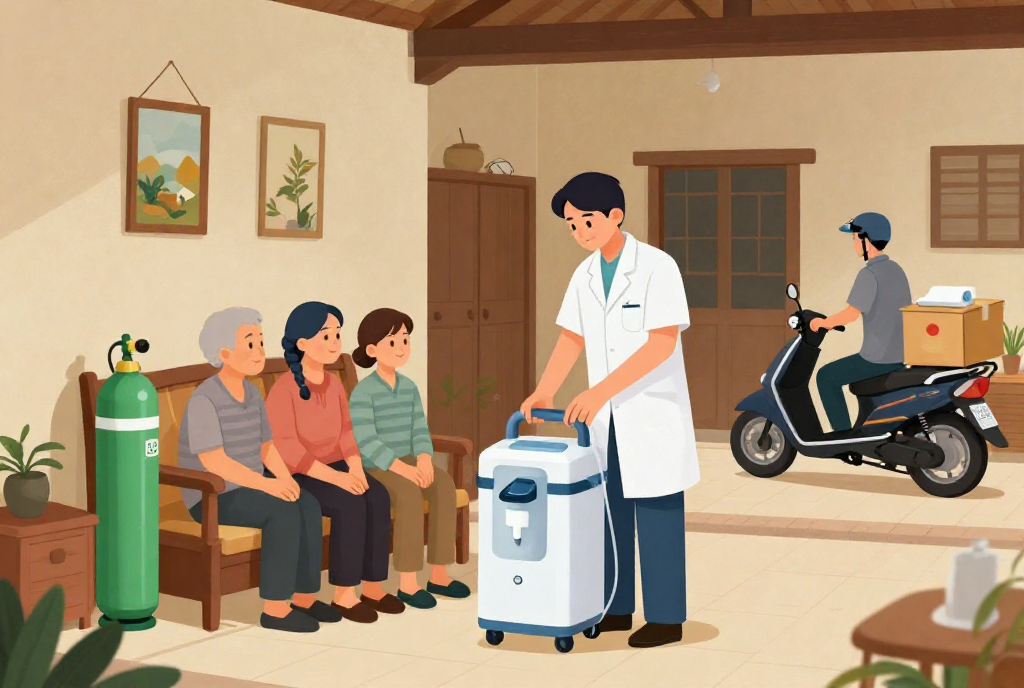 Hướng dẫn chọn máy tạo oxy cho người bệnh tại nhà ở Hà Tiên
