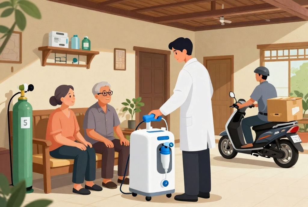 chọn máy tạo oxy