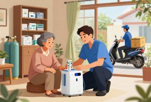 Ở đâu cho thuê máy trợ thở oxy gia đình tại An Biên