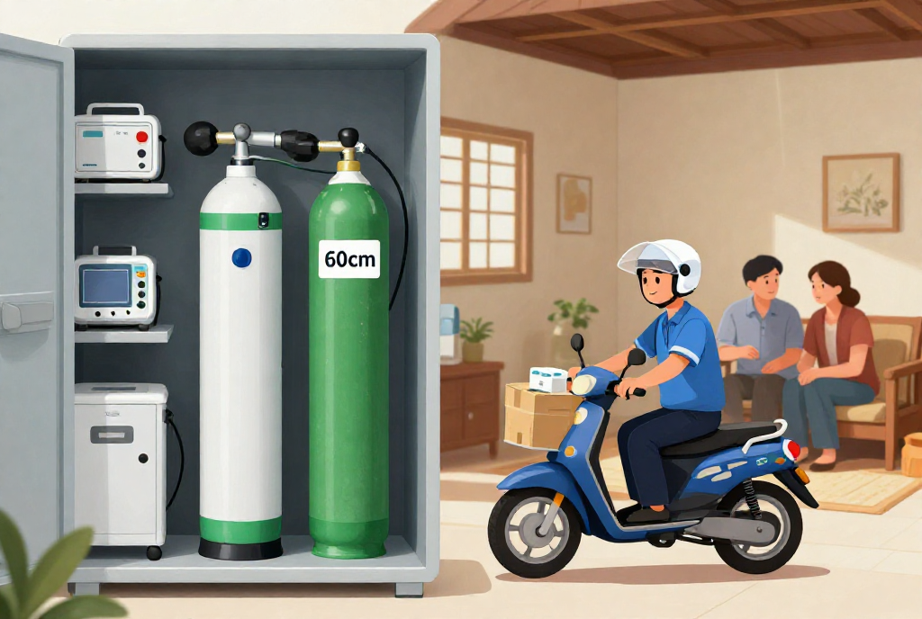 Ở đâu lắp đặt máy oxy y tế nhanh cho người bệnh ở Châu Thành?
