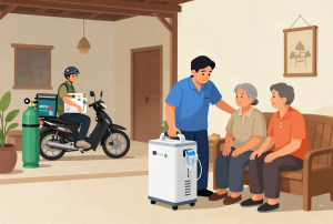 Thuê máy tạo oxy gia đình nhanh nhất tại Giang Thành