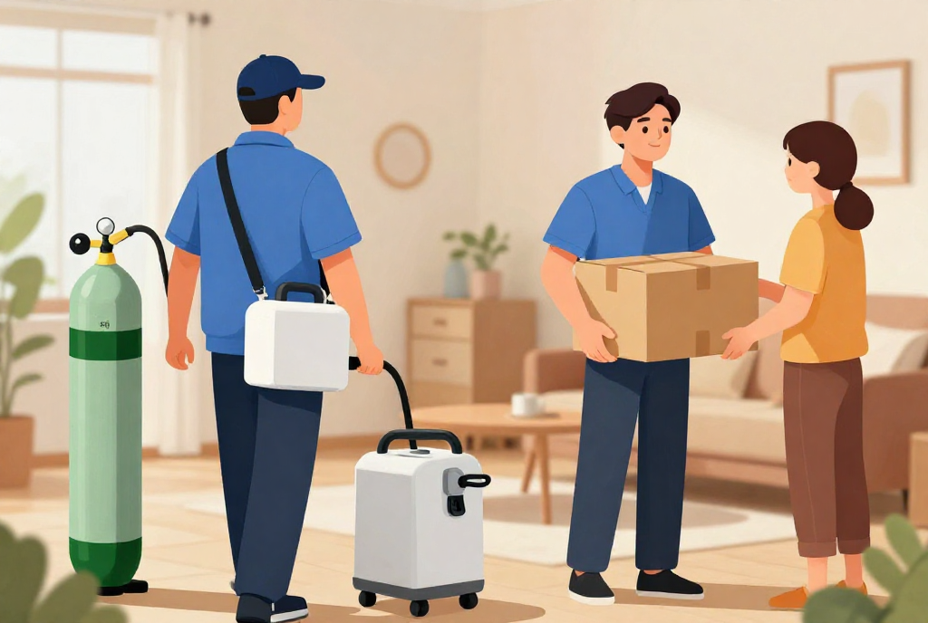 thuê bình oxy y tế 10 lít tại Giồng Riềng - Bảng so sánh: Bình oxy 10 lít và Máy tạo oxy 5 lít