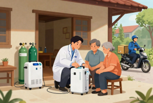 thuê máy tạo oxy 5 - Cần thuê gấp máy tạo oxy 5 lít tại Long Xuyên, gọi ngay 0907118224 để được hỗ trợ