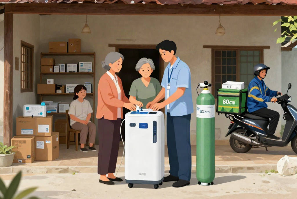 Dịch vụ cho thuê máy tạo oxy 5 lít khẩn cấp tại Rạch Giá