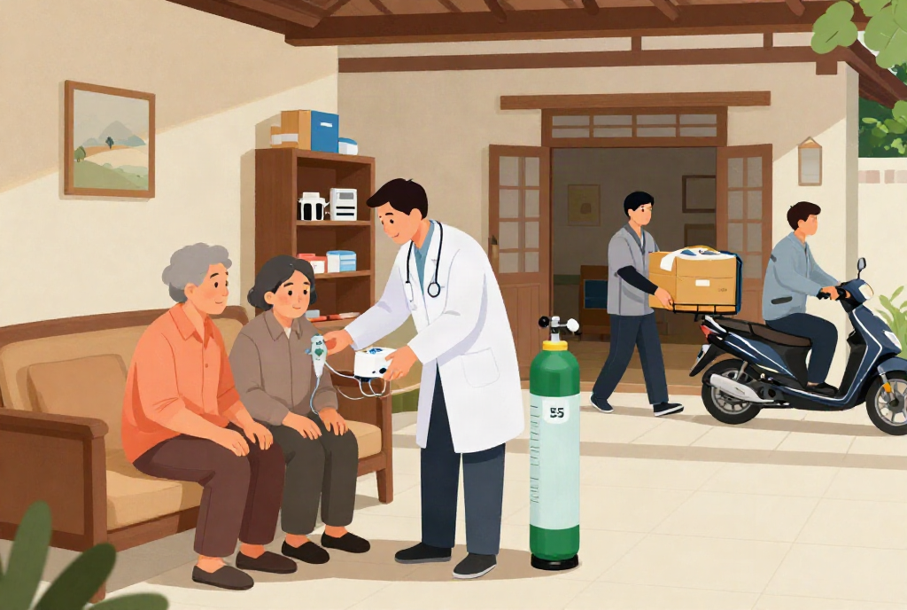 Địa chỉ thuê bình oxy y tế 10 lít uy tín nhất tại Long Xuyên