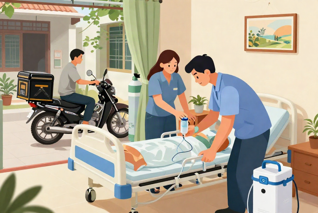thuê giường bệnh nhân
