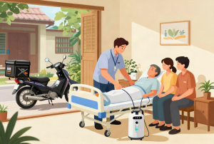 Địa chỉ thuê giường bệnh nhân uy tín và giao tận nhà tại Hà Tiên