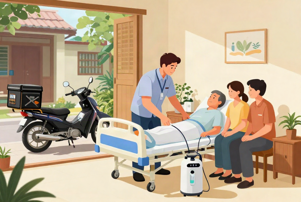 Địa chỉ thuê giường bệnh nhân uy tín và giao tận nhà tại Hà Tiên