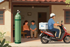 Địa chỉ thuê máy thở oxy gia đình 5 lít nhanh tại An Biên