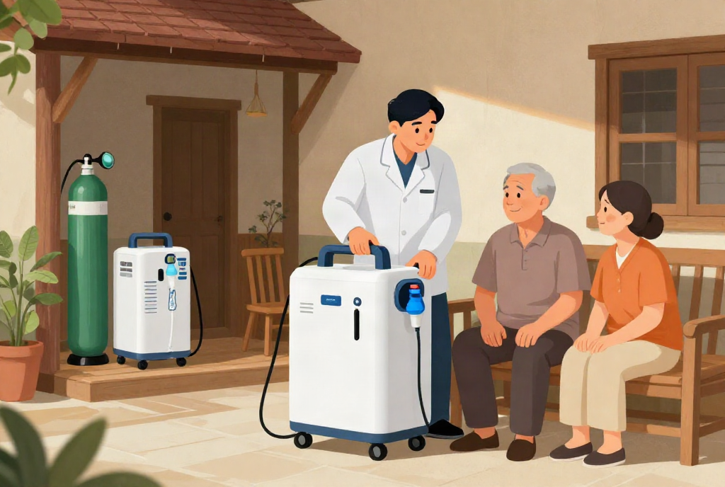 Tư vấn chọn máy tạo oxy 3 lít cho người bệnh tại nhà ở Châu Đốc