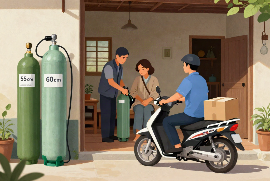 chọn máy tạo oxy - So sánh máy tạo oxy và bình oxy y tế truyền thống