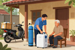 Dịch vụ giao thiết bị chăm sóc bệnh nhân tận nhà nhanh chóng tại An Biên