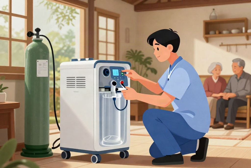 lắp đặt máy tạo oxy 10 lít - Giao hàng khẩn cấp tại khu vực Châu Thành