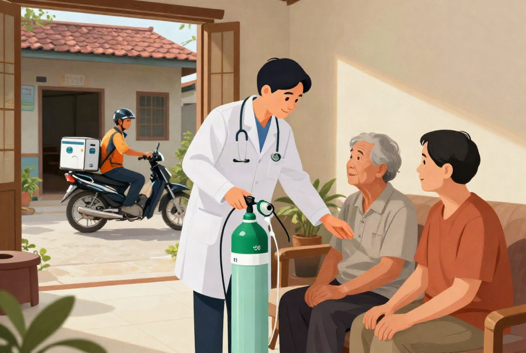 cho thuê bình oxy y tế - Giao hàng nhanh chóng và lắp đặt tận nơi