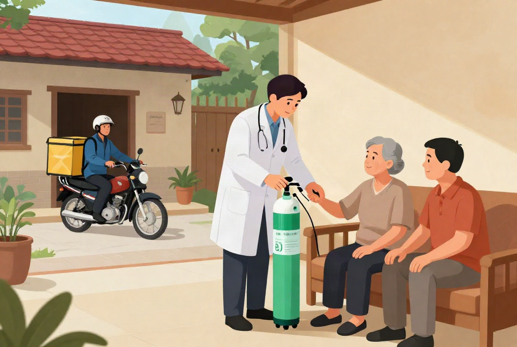 Địa chỉ cho thuê bình oxy y tế 15 lít chất lượng tại Châu Thành
