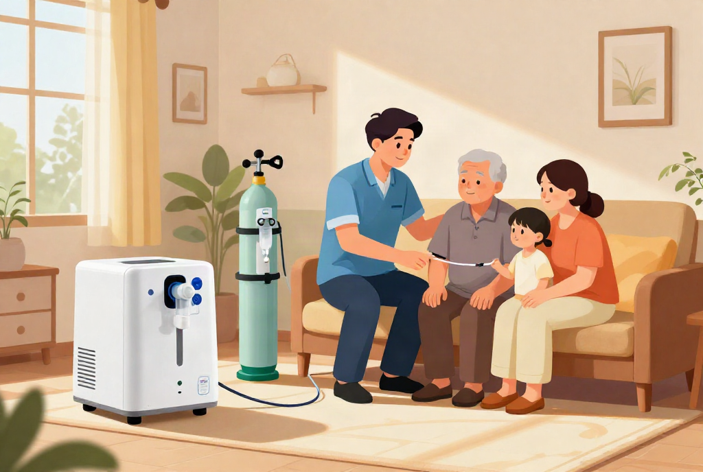 Cách vệ sinh và bảo quản nệm chống loét cho người bệnh tại Tân Hiệp
