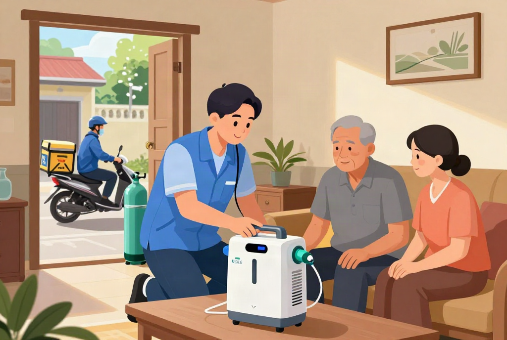 thiết bị chăm sóc bệnh nhân tại nhà