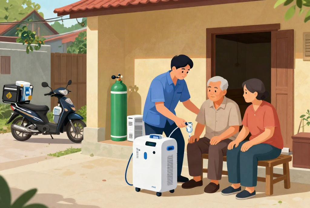 Mua khung tập đi ở đâu tốt nhất cho người bệnh tại Kiên Hải
