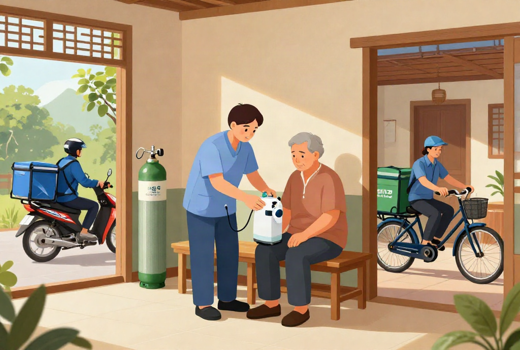 Ở đâu cho thuê bình oxy y tế 10 lít giá tốt tại Châu Đốc?