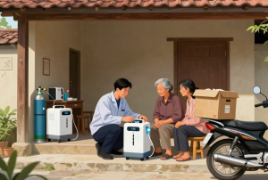 Tìm thuê máy tạo oxy 5 lít ở đâu tốt nhất tại Thoại Sơn?