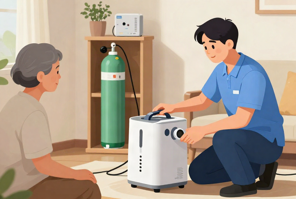 lắp đặt máy tạo oxy 5 lít